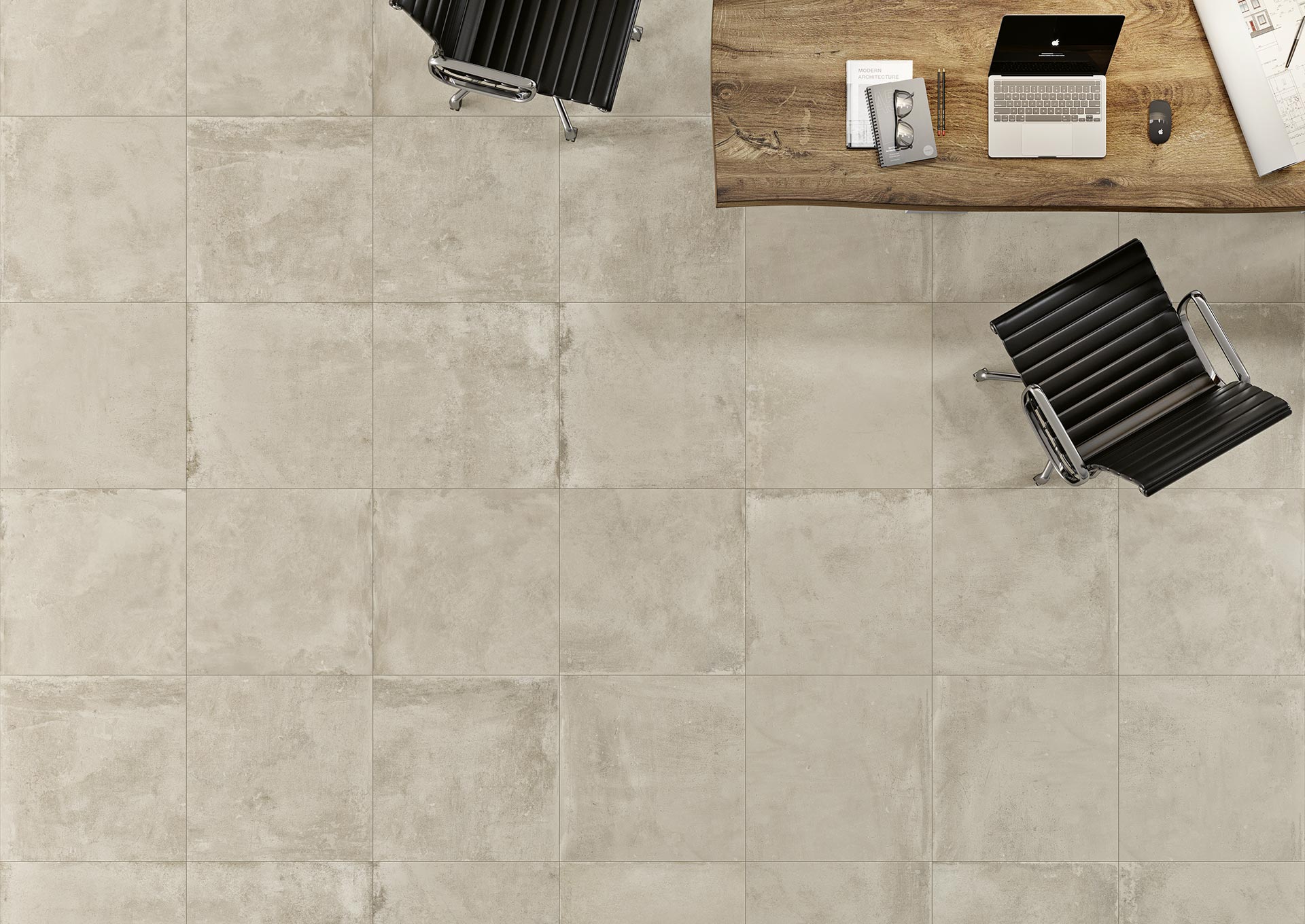 Kiruna taupe 60x60 porcelain gres